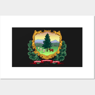 Vermont Coat of Arms Posters and Art